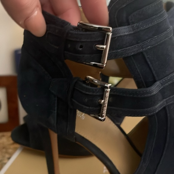 Micheal Kors Booties. Blue Suede. Size 11 - Picture 5 of 5